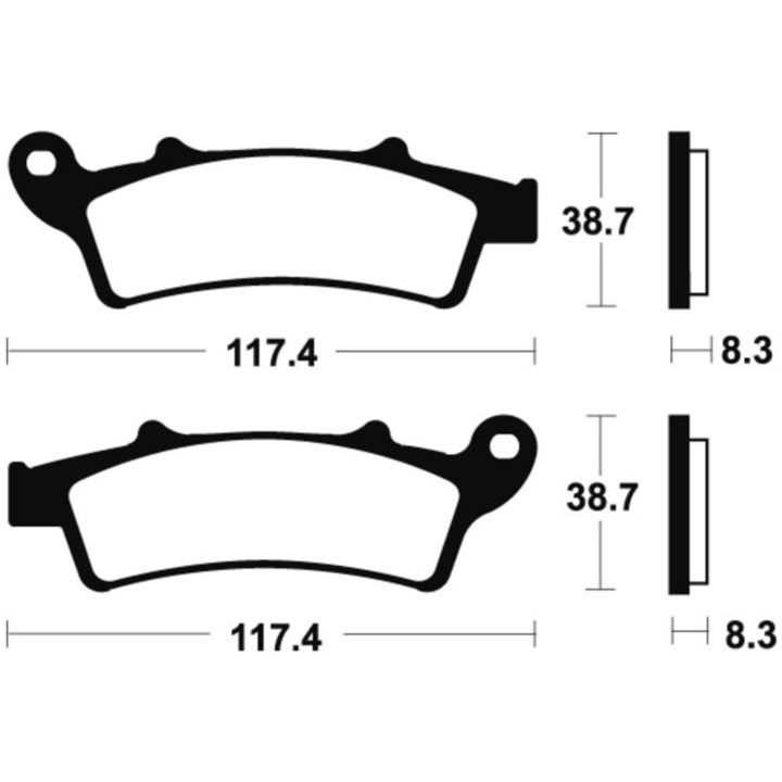 Bromsbelägg FRAM Sintrad Metall Tecnium – bild 2