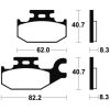 Bromsbelägg FRAM Sintrad Metall Tecnium – miniatyr 2