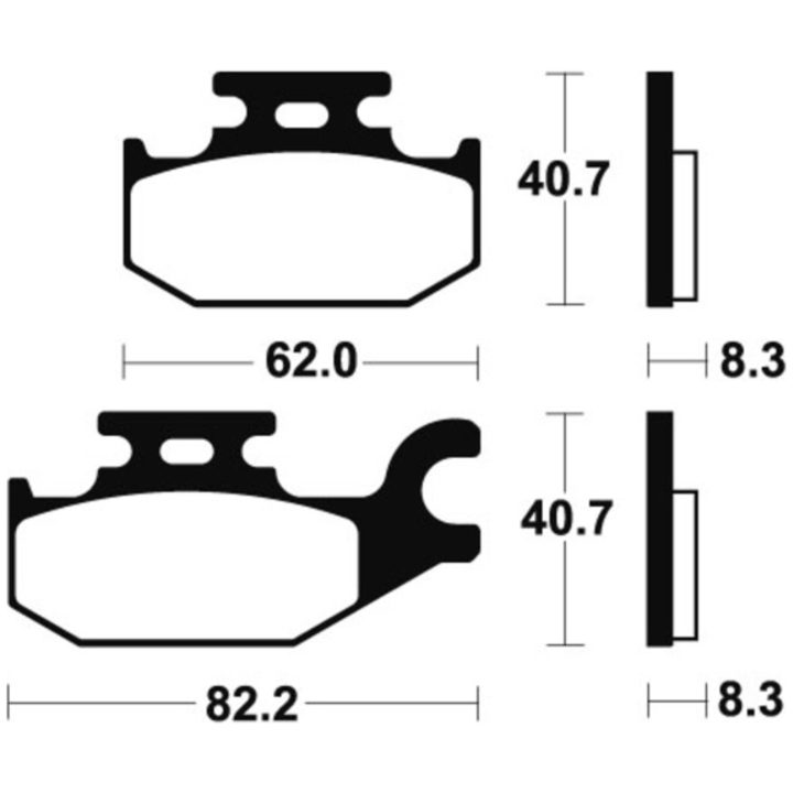 Bromsbelägg FRAM Sintrad Metall Tecnium – bild 2