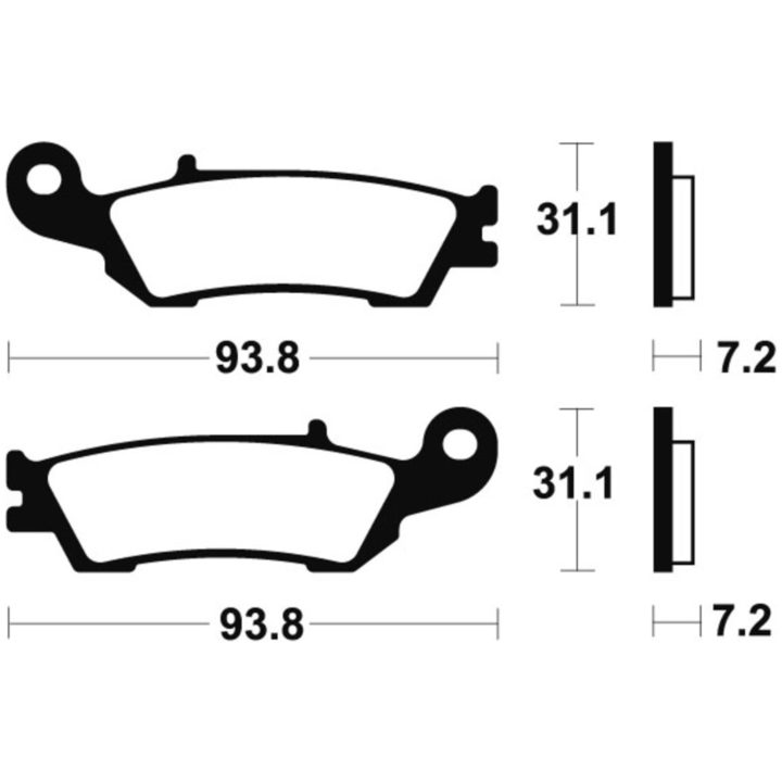 Bromsbelägg FRAM Sintrad Metall Tecnium – bild 2