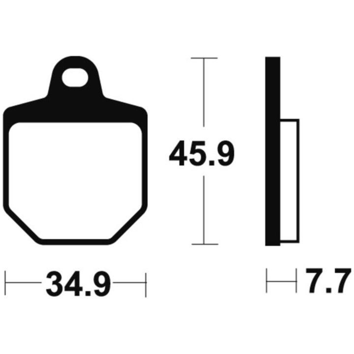 Bromsbelägg FRAM Sintrad Metall Tecnium – bild 2
