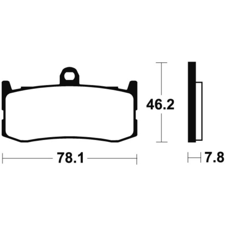 Bromsbelägg FRAM Sintrad Metall Tecnium – bild 2