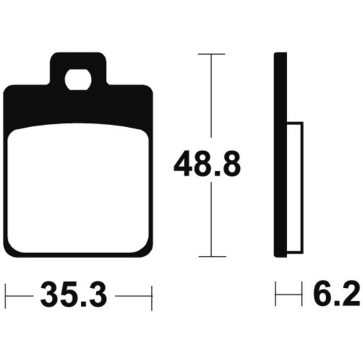 Bromsbelägg FRAM Sintrad Metall Tecnium – bild 2
