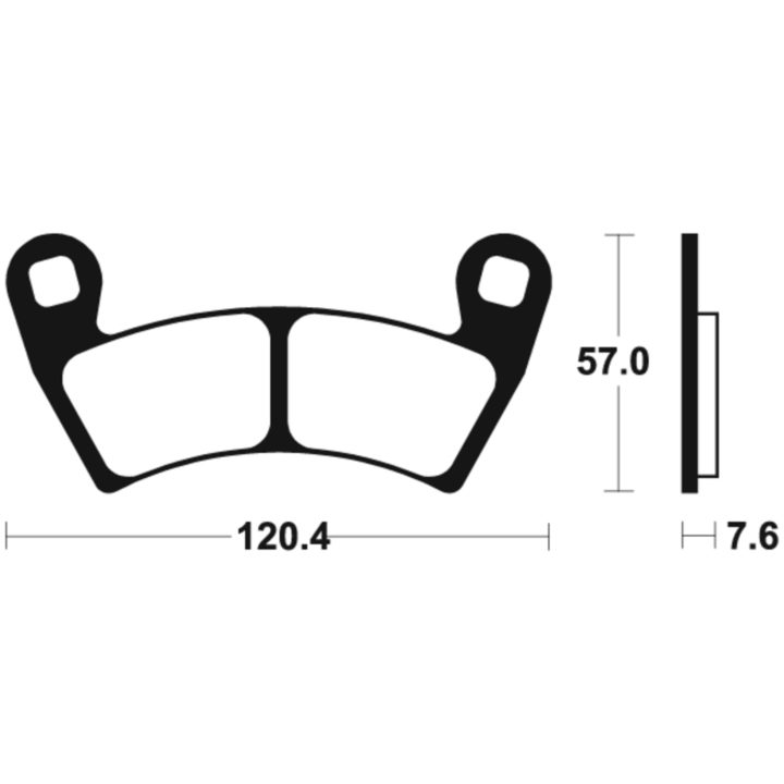 Bromsbelägg FRAM Sintrad Metall Tecnium – bild 2
