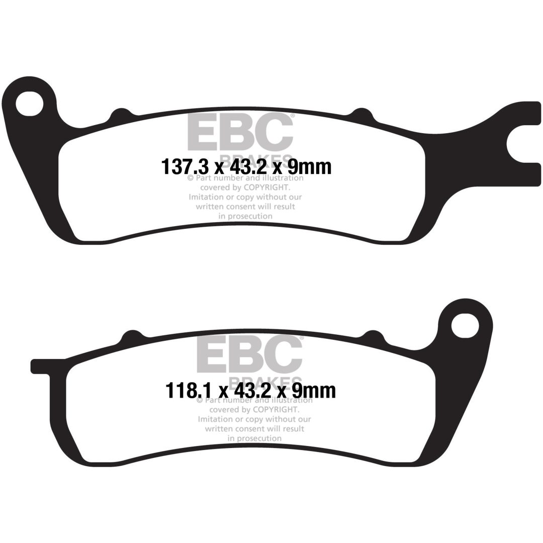 Bromsbelägg FRAM Standard EBC Bromsbelägg