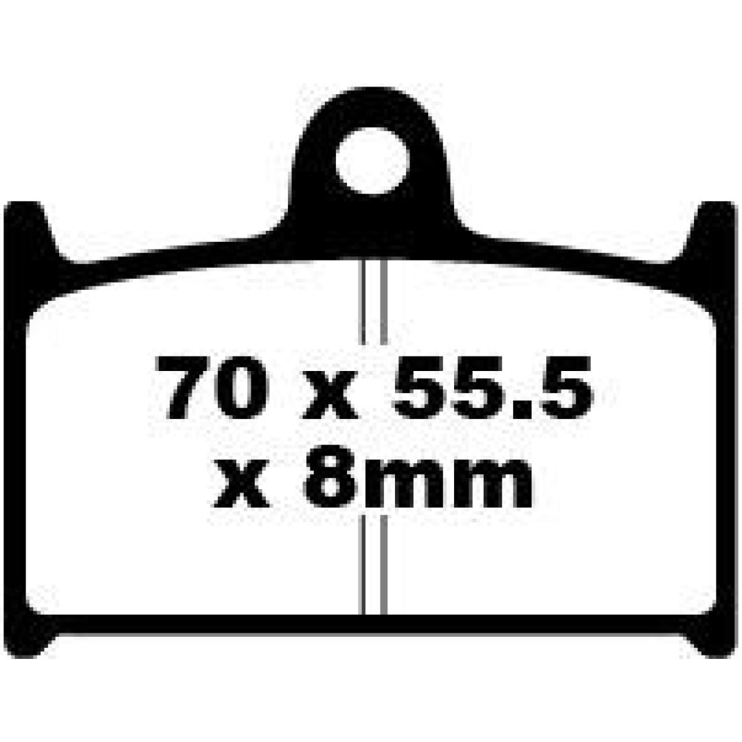 Bromsbelägg FRAM Standard EBC EBC DISC PAD SET