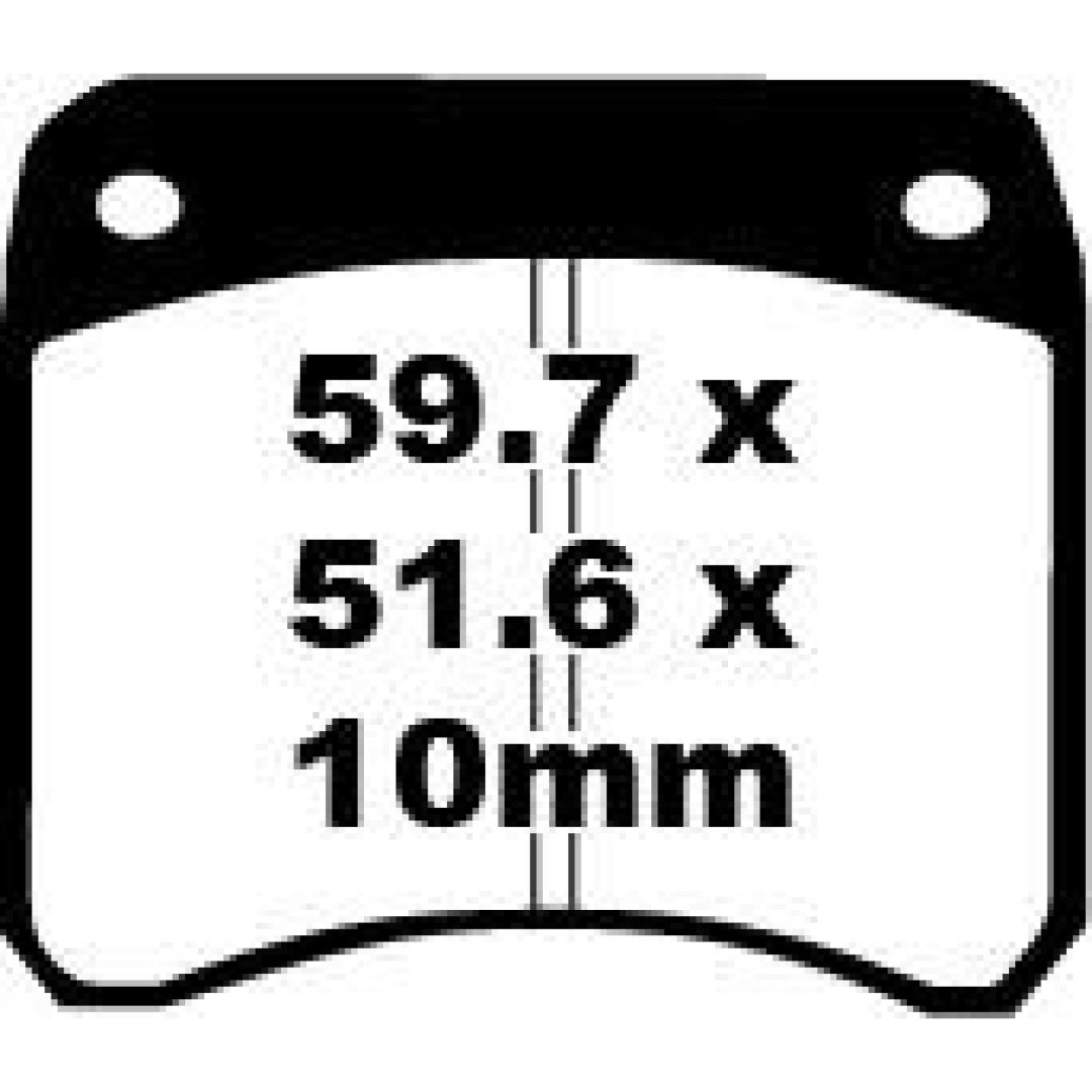 Bromsbelägg FRAM Standard EBC EBC DISC PAD SET