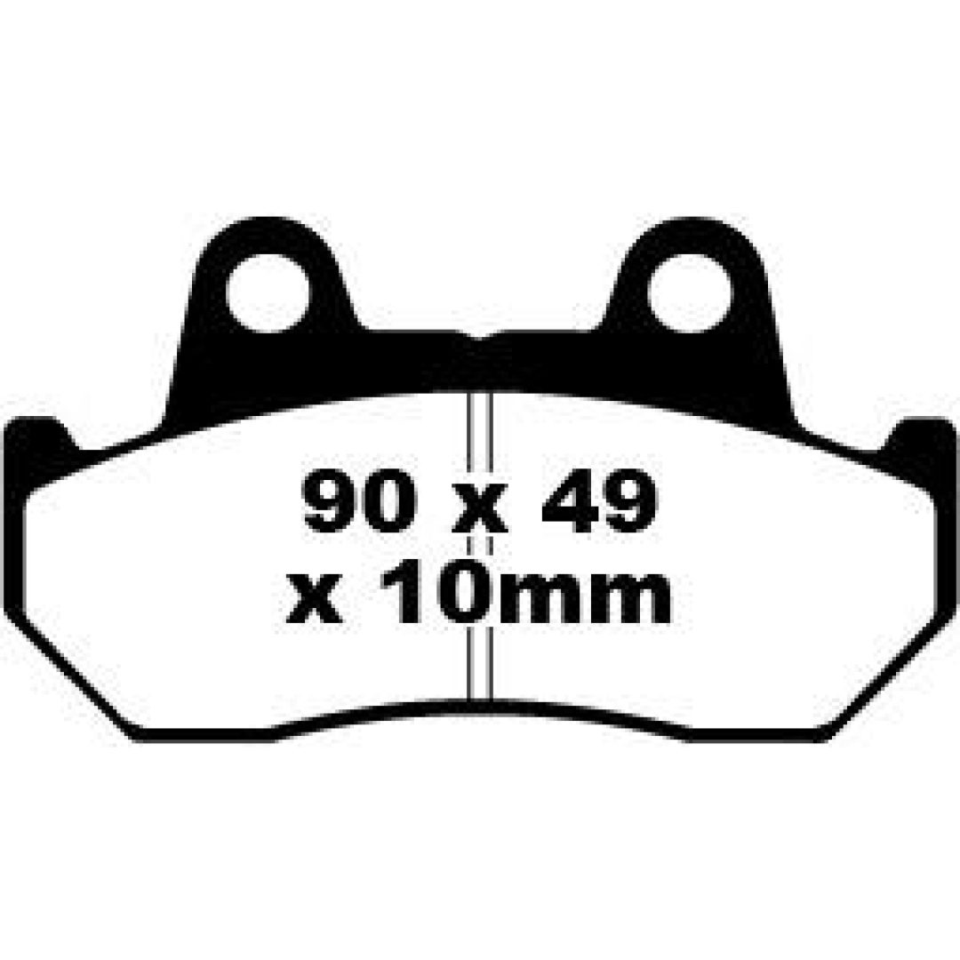 Bromsbelägg FRAM Standard EBC EBC DISC PAD SET