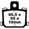 Bromsbelägg FRAM Standard EBC EBC DISC PAD SET – miniatyr 1