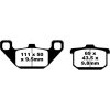Bromsbelägg FRAM Standard EBC EBC DISC PAD SET – miniatyr 1