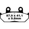 Bromsbelägg FRAM Standard EBC Fram – miniatyr 1