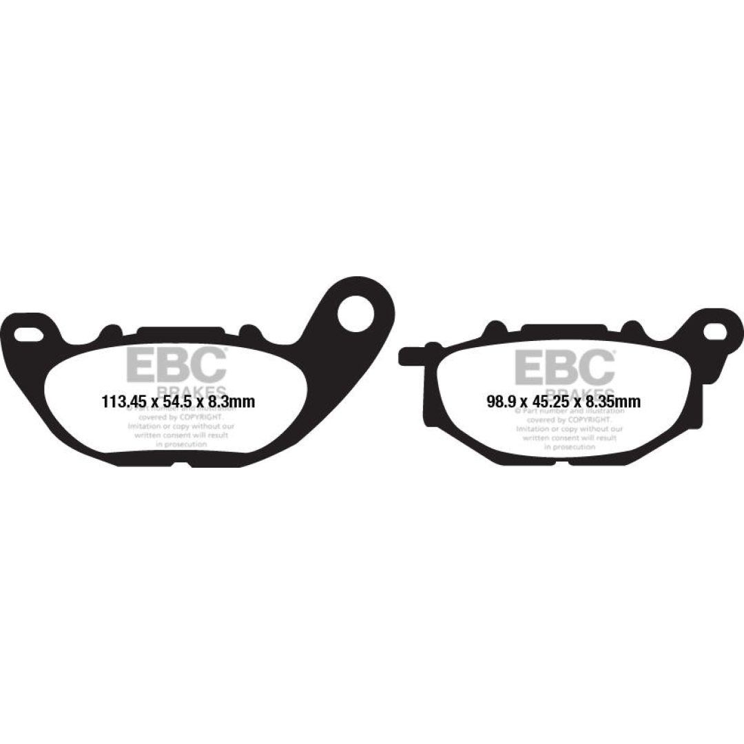Bromsbelägg FRAM Standard EBC FRam / Höger