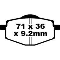Bromsbelägg FRAM Standard EBC
