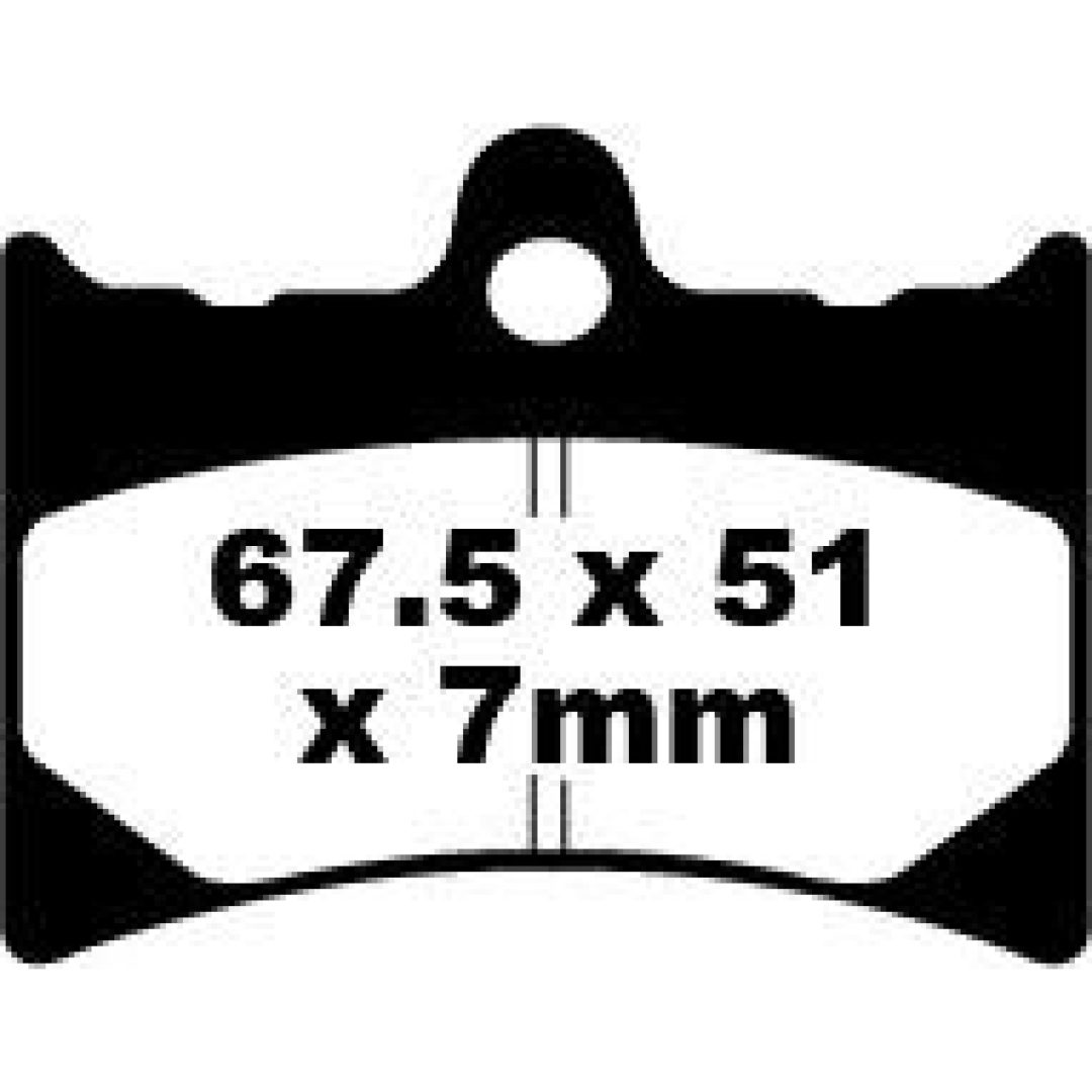 Bromsbelägg FRAM Standard EBC Standard