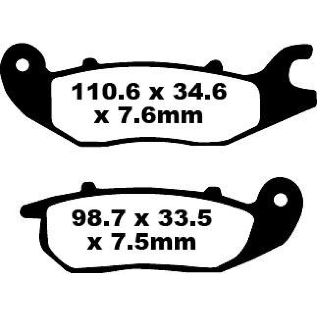 Bromsbelägg FRAM Standard EBC Standard