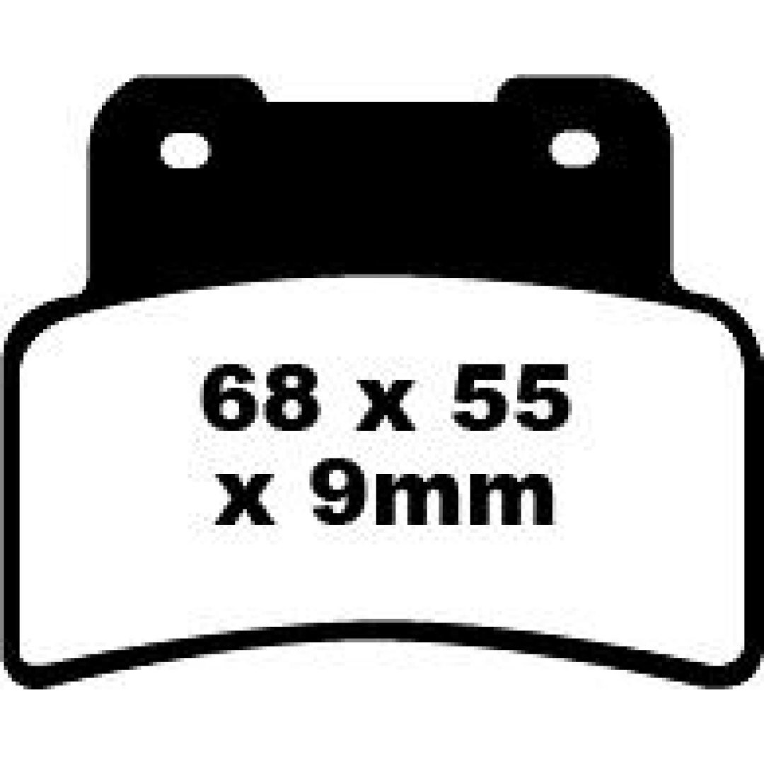 Bromsbelägg FRAM Standard EBC Standard