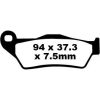 Bromsbelägg FRAM Standard EBC Standard – miniatyr 1