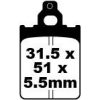 Bromsbelägg FRAM Standard EBC Standard – miniatyr 1