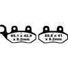 Bromsbelägg FRAM Standard EBC Standard – miniatyr 1