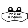 Bromsbelägg FRAM Standard EBC Standard – miniatyr 1