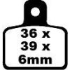 Bromsbelägg FRAM Standard EBC Standard – miniatyr 1