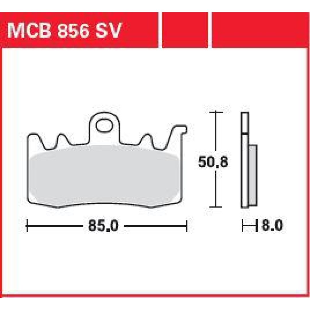 Bromsbelägg FRAM SV Metal Sinter TRW Street