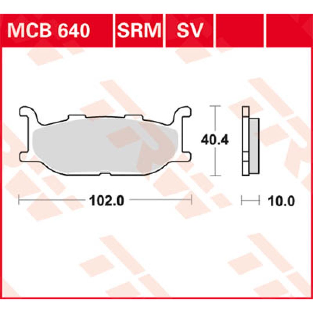 Bromsbelägg FRAM SV Metal Sinter TRW SV Sinter – bild 3