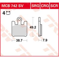 Bromsbelägg FRAM SV Metal Sinter TRW