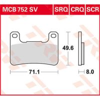 Bromsbelägg FRAM SV Metal Sinter TRW