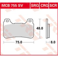 Bromsbelägg FRAM SV Metal Sinter TRW