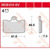Bromsbelägg FRAM SV Metal Sinter TRW SV Sinter – miniatyr 1