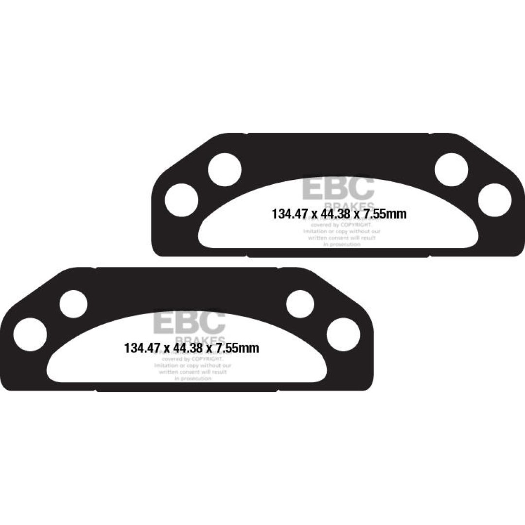 Bromsbelägg FRAM TT Sport Carbon EBC Bromsbelägg