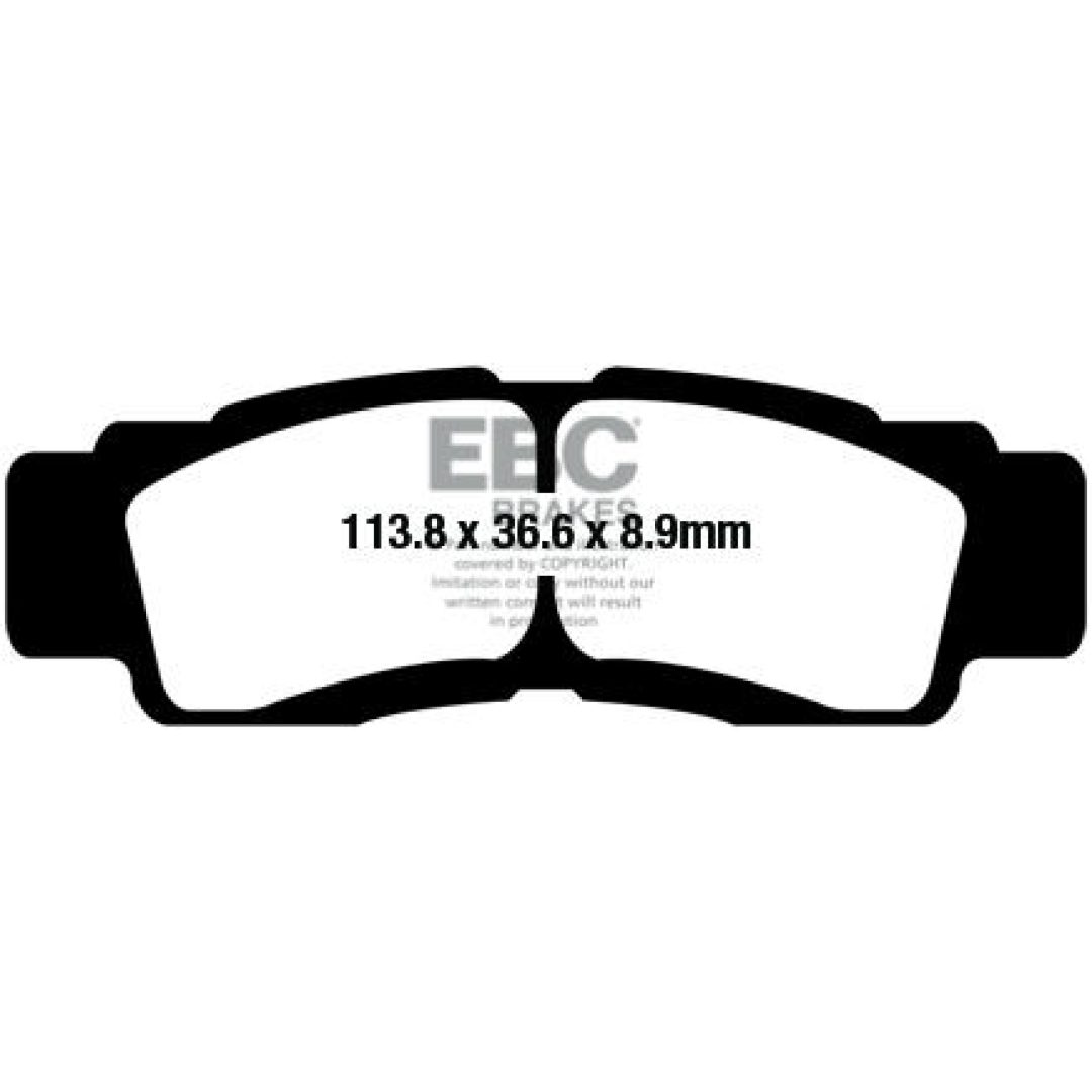 Bromsbelägg FRAM TT Sport Carbon EBC standard