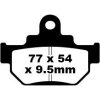 Bromsbelägg FRAM TT Sport Carbon EBC TT Sport Carbon – miniatyr 1