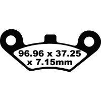 Bromsbelägg FRAM TT Sport Carbon EBC