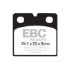Bromsbelägg FRAM V-Semi Sinter EBC BRAKE PAD SEMI-SINTER TOURING – miniatyr 1