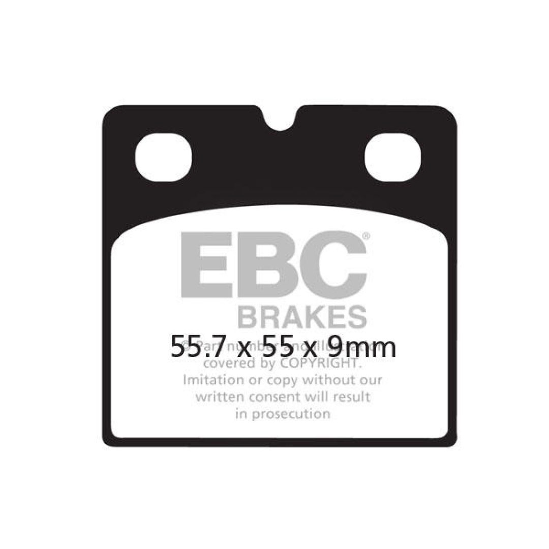 Bromsbelägg FRAM V-Semi Sinter EBC BRAKE PAD SEMI-SINTER TOURING