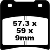 Bromsbelägg FRAM V-Semi Sinter EBC