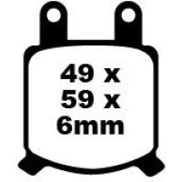 Bromsbelägg FRAM V-Semi Sinter EBC