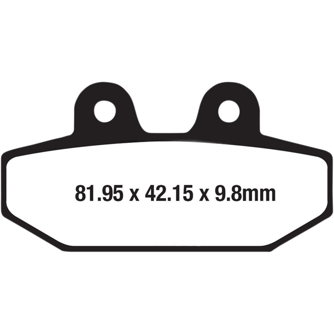 Bromsbelägg FRAM V-Semi Sinter EBC Bromsbelägg