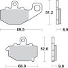 Bromsbelägg Hf Street Ceramic Organic SBS Bromsbelägg – miniatyr 2