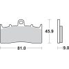 Bromsbelägg Hf Street Ceramic Organic SBS Bromsbelägg – miniatyr 2