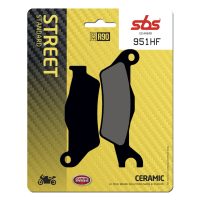 Bromsbelägg Hf Street Organic Carbon SBS