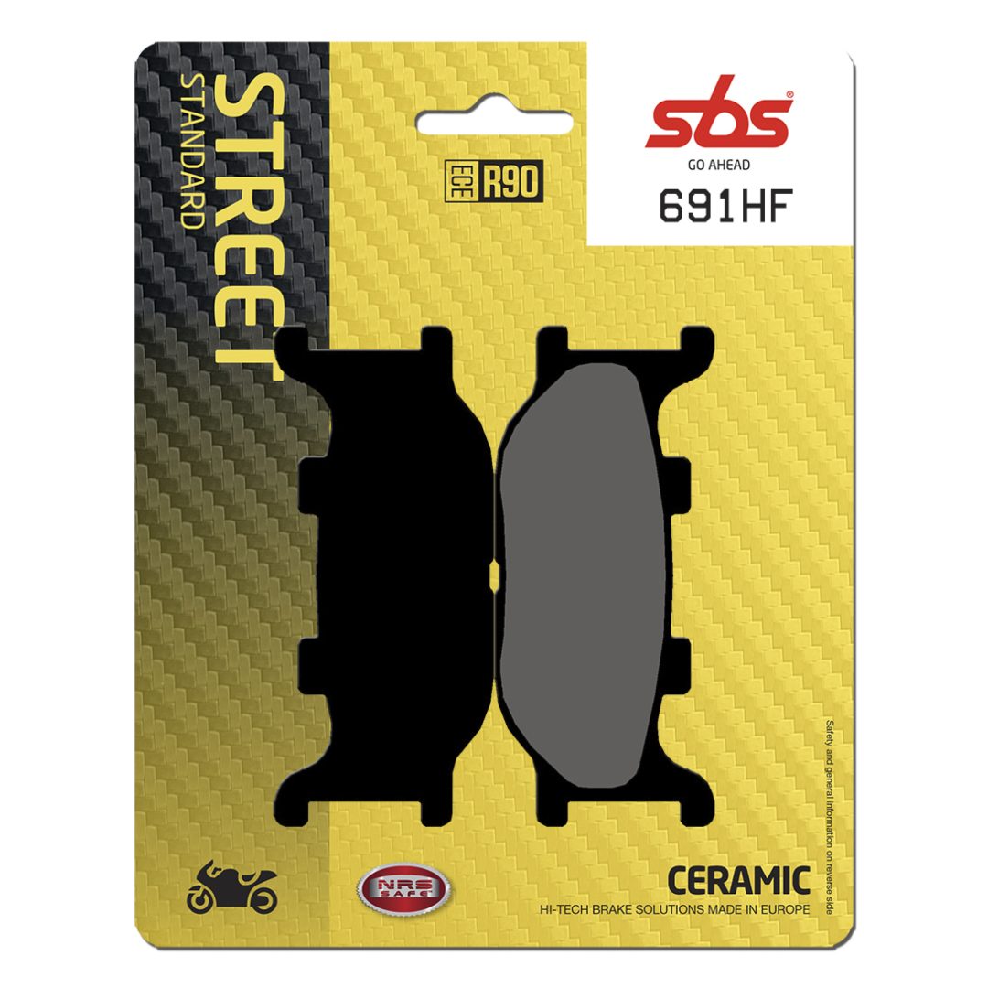 Bromsbelägg Hf Street Organic Carbon SBS Bromsbelägg