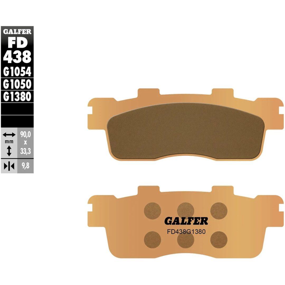 Bromsbelägg Hh Sintrade GALFER Bromsbelägg