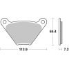 Bromsbelägg Kolkeramik Brembo – miniatyr 1