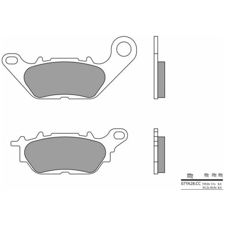 Bromsbelägg Kolkeramik Brembo – bild 2