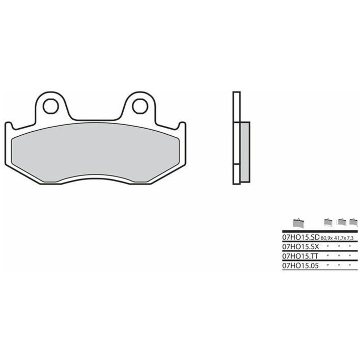 Bromsbelägg Kolkeramik Brembo – bild 2