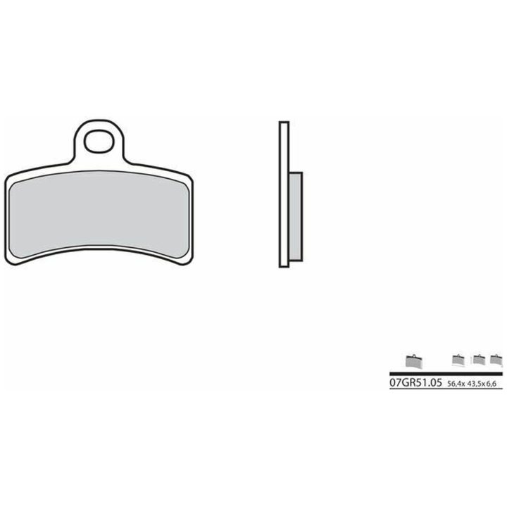 Bromsbelägg Kolkeramik Brembo – bild 2