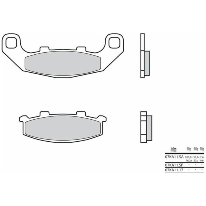 Bromsbelägg Kolkeramik Brembo – bild 2